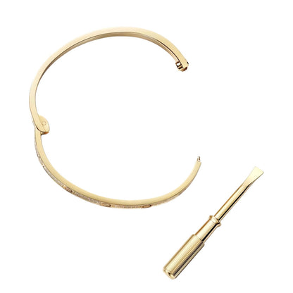 [Riva Jewelry]CLASSIC 3.65MM LOVE FULL PAVE BANGLE