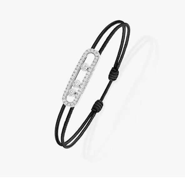 [Riva Jewelry]CARE(S) PAVÉ CORD BRACELET
