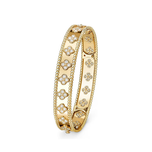[Riva Jewelry]KALEIDOSCOPE RADIANCE WIDE BANGLE BRACELET