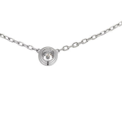 [Riva Jewelry]LOVE SCREW PENDANT SINGLE DIAMOND NECKLACE