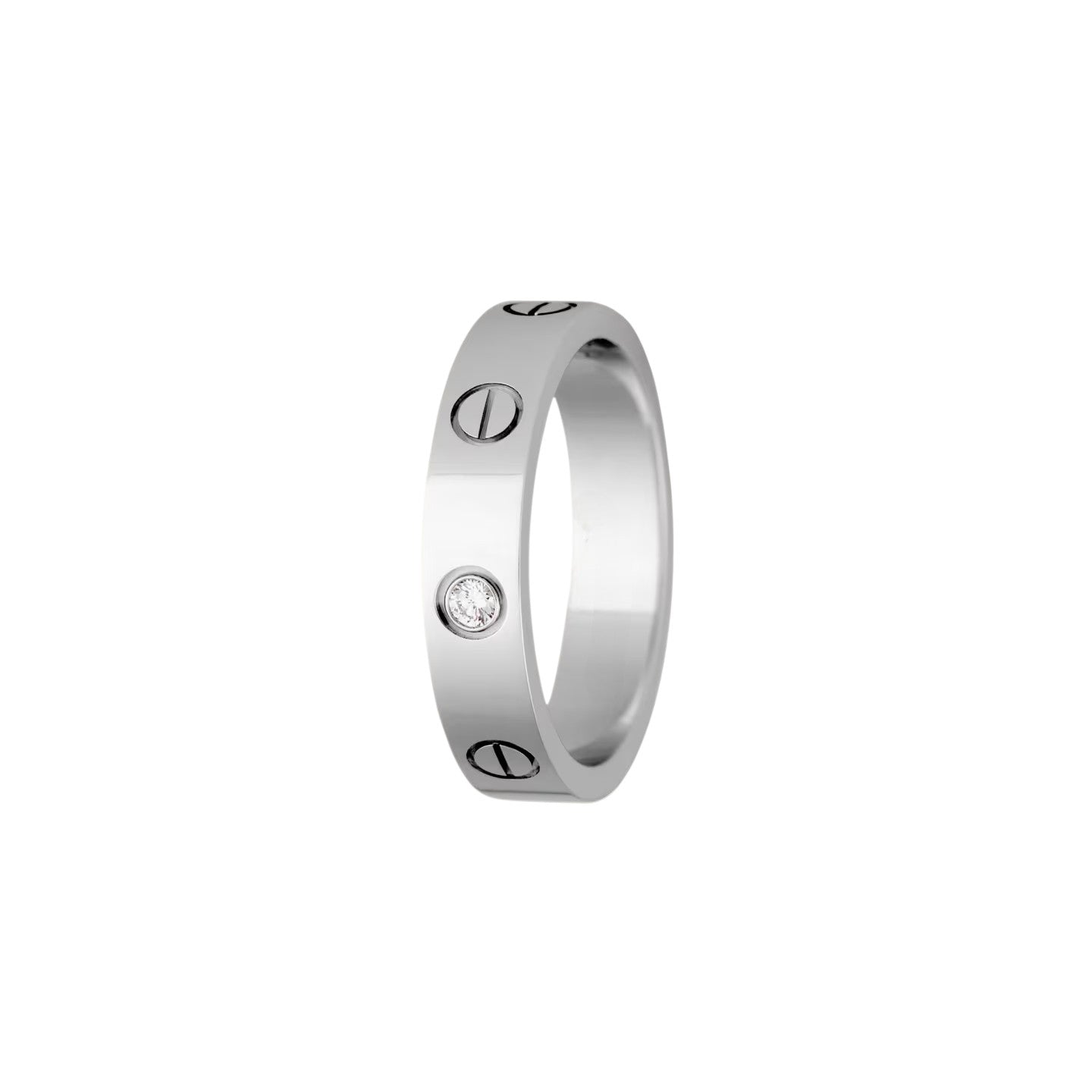 [Riva Jewelry]LOVE 4MM 1 DIAMOND RING