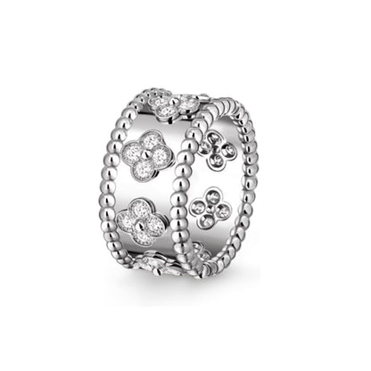 [Riva Jewelry]KALEIDOSCOPE RADIANCE WIDE BAND RING