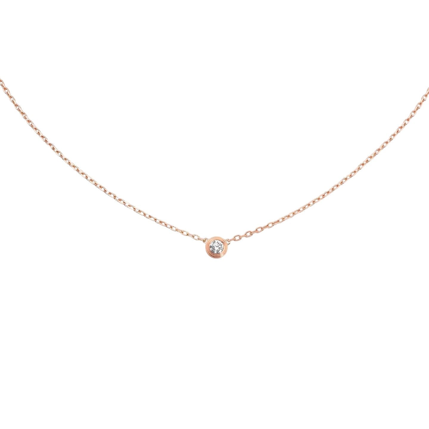 [Riva Jewelry]LOVE SCREW PENDANT SINGLE DIAMOND NECKLACE