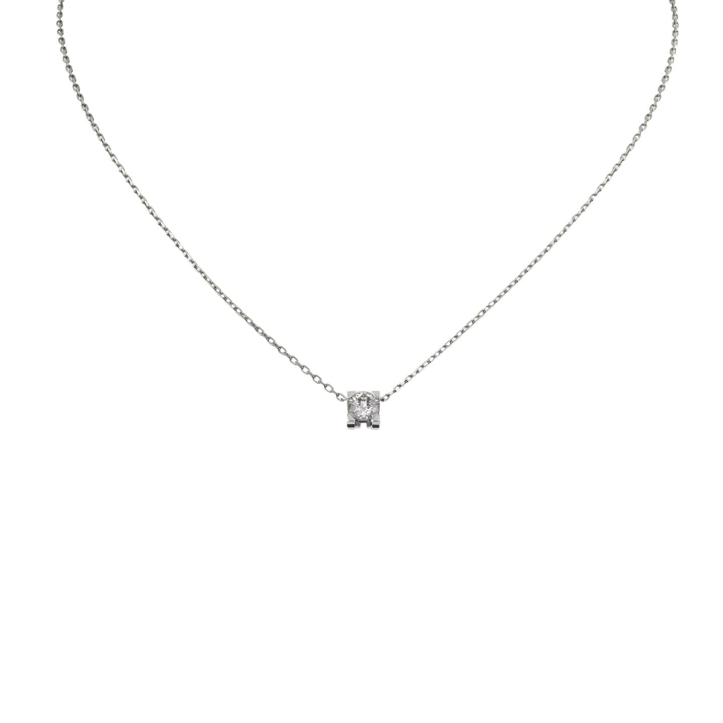 [Riva Jewelry]C DE PENDANT DIAMOND NECKLACE