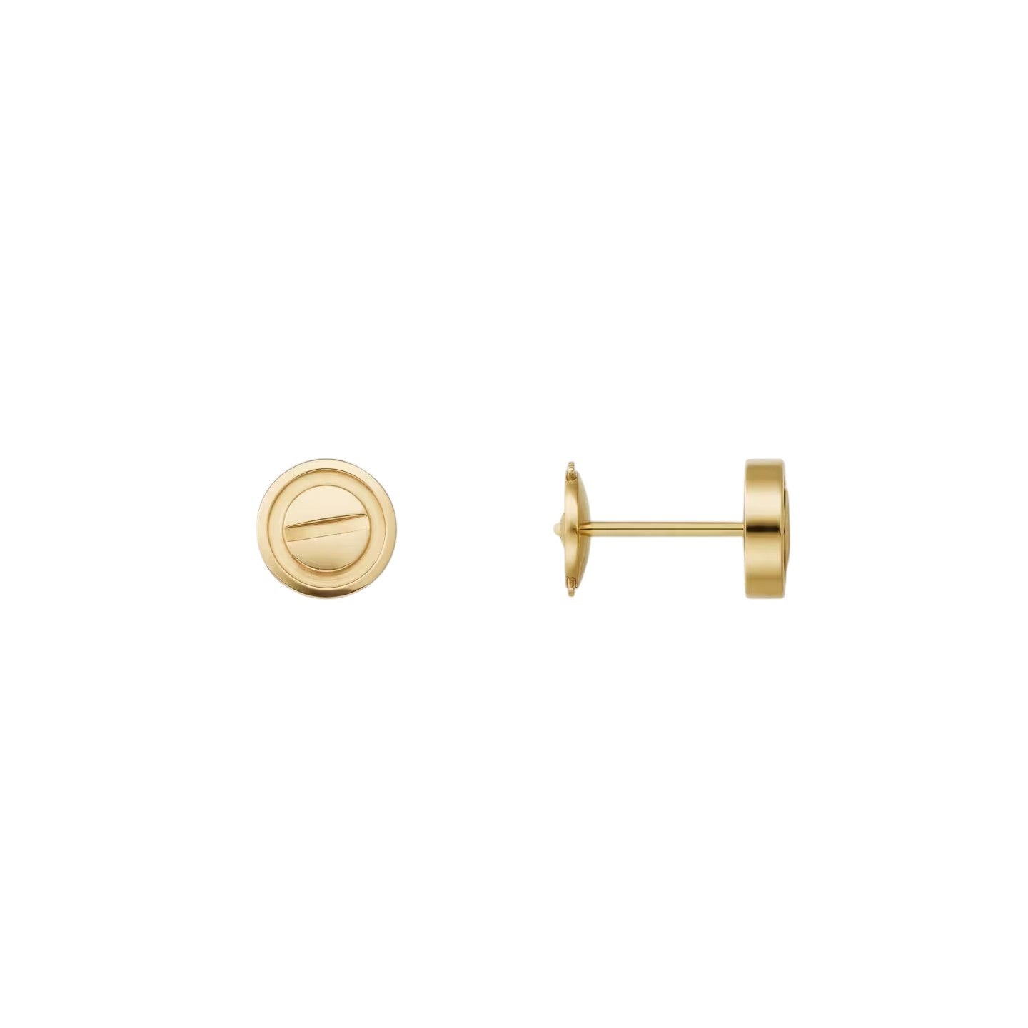 [Riva Jewelry]LOVE 7.2MM HOOP EARRINGS