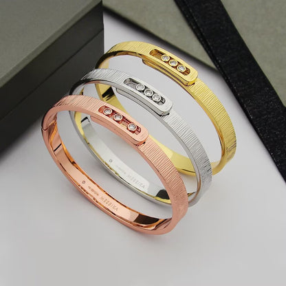 [Riva Jewelry]MOVE NOA CISELÉ BANGLE BRACELET