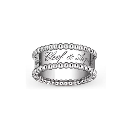 [Riva Jewelry]SIGNATURE DUAL-BEADED BAND RING