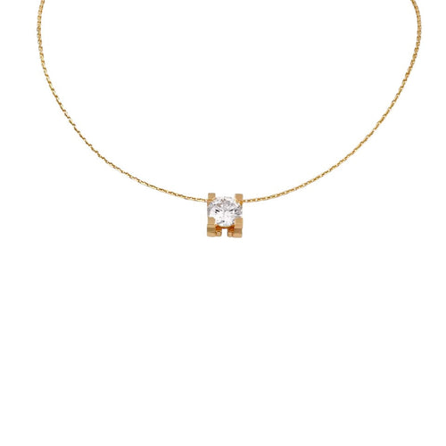 [Riva Jewelry]C DE PENDANT DIAMOND NECKLACE