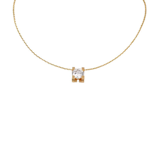 [Riva Jewelry]C DE PENDANT DIAMOND NECKLACE