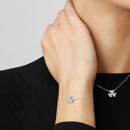 [Riva Jewelry]LUMINOUS BLOSSOM SINGLE-MOTIF CHARM BRACELET