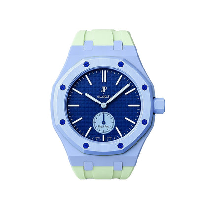 [Riva Jewelry]Royal Oak Pop Exclusive Bioceramic Case & Silicone Strap Mix Color