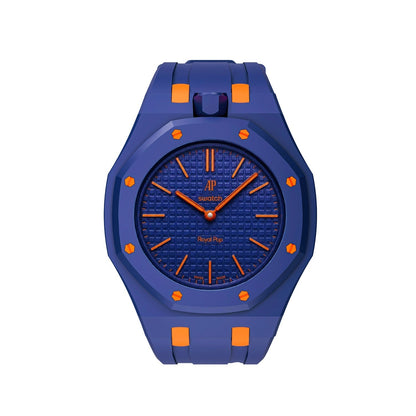 [Riva Jewelry]Royal Oak Pop Exclusive Bioceramic Case & Silicone Strap Mix Color