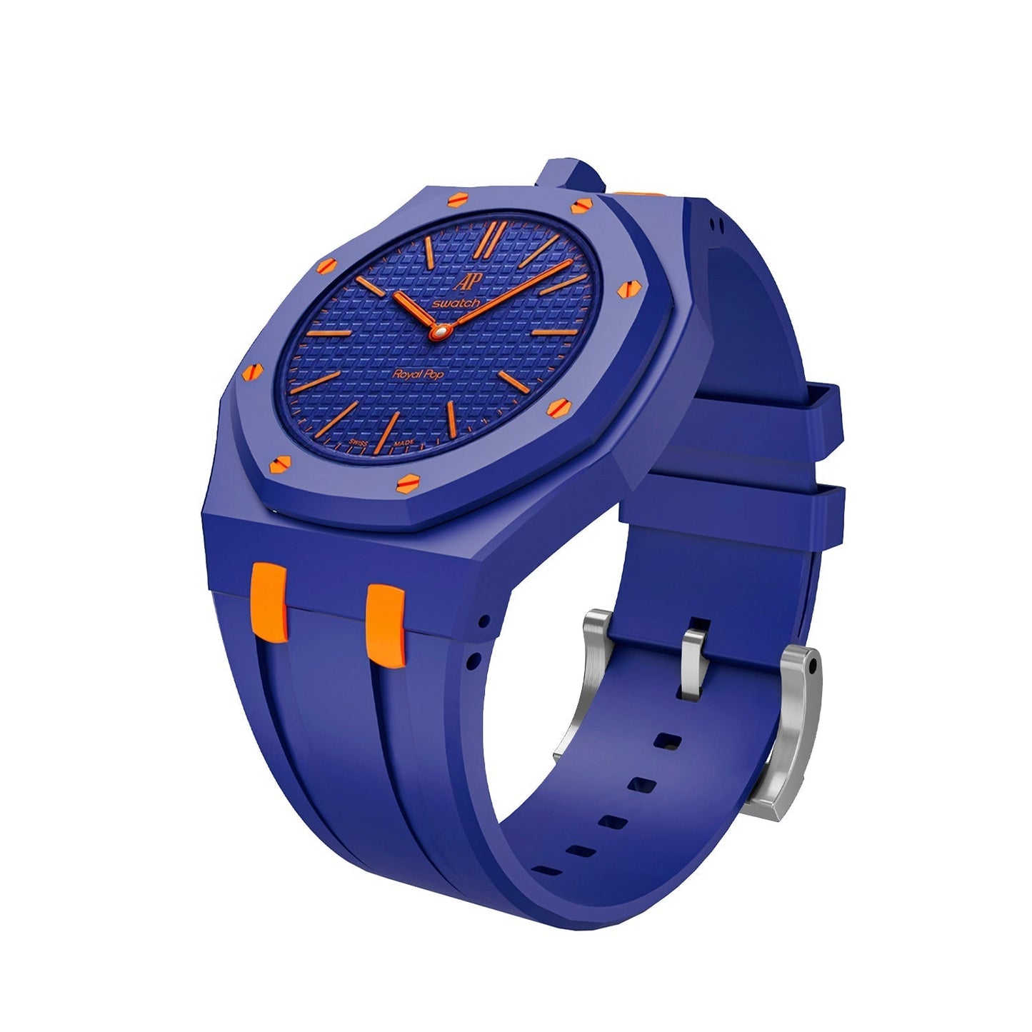 [Riva Jewelry]Royal Oak Pop Exclusive Bioceramic Case & Silicone Strap Mix Color