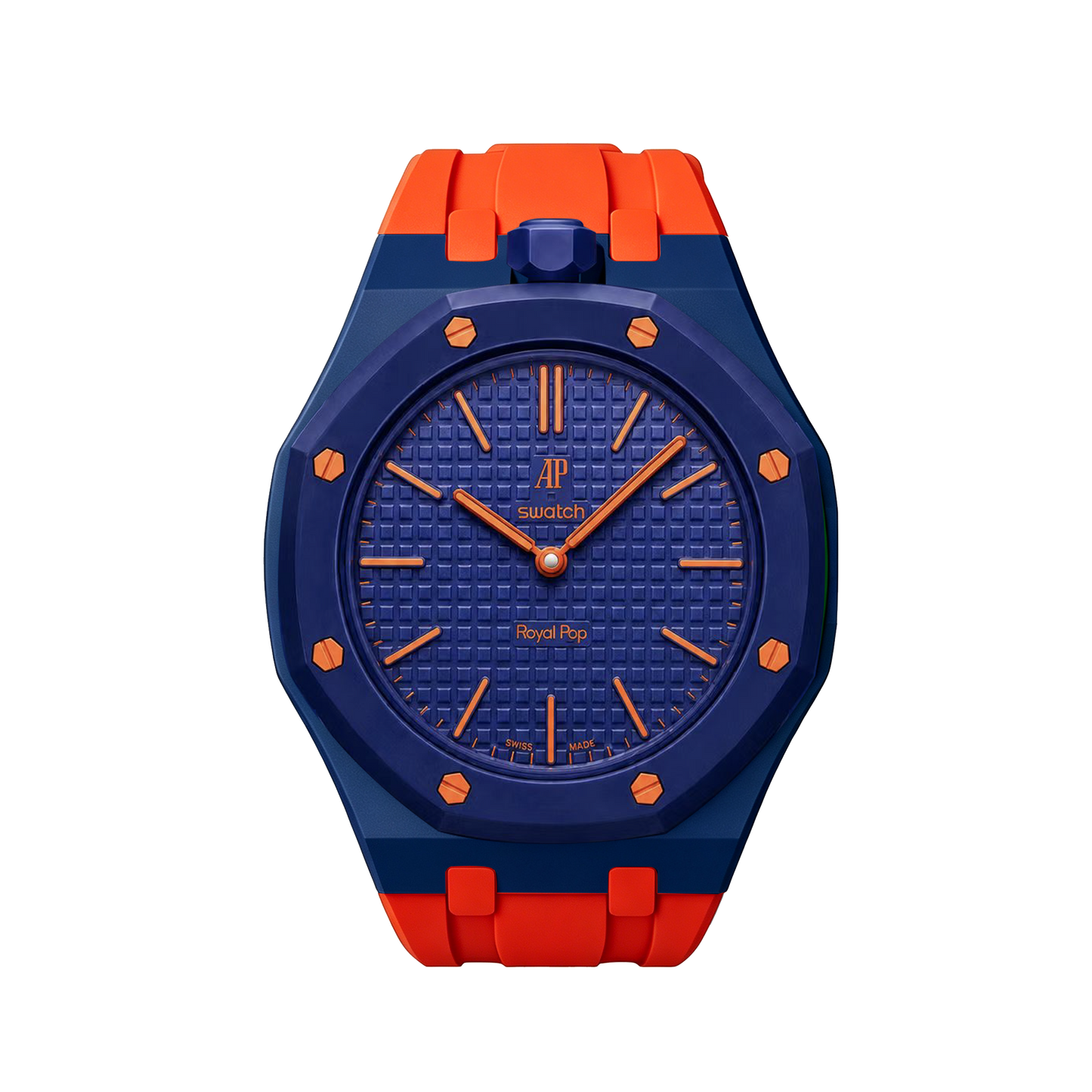 [Riva Jewelry]Royal Oak Pop Exclusive Bioceramic Case & Silicone Strap Mix Color