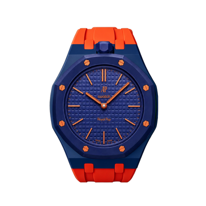[Riva Jewelry]Royal Oak Pop Exclusive Bioceramic Case & Silicone Strap Mix Color