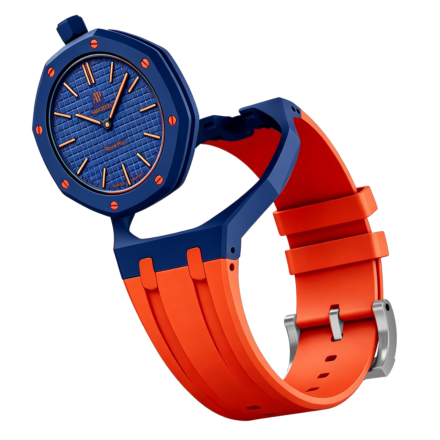 [Riva Jewelry]Royal Oak Pop Exclusive Bioceramic Case & Silicone Strap Mix Color