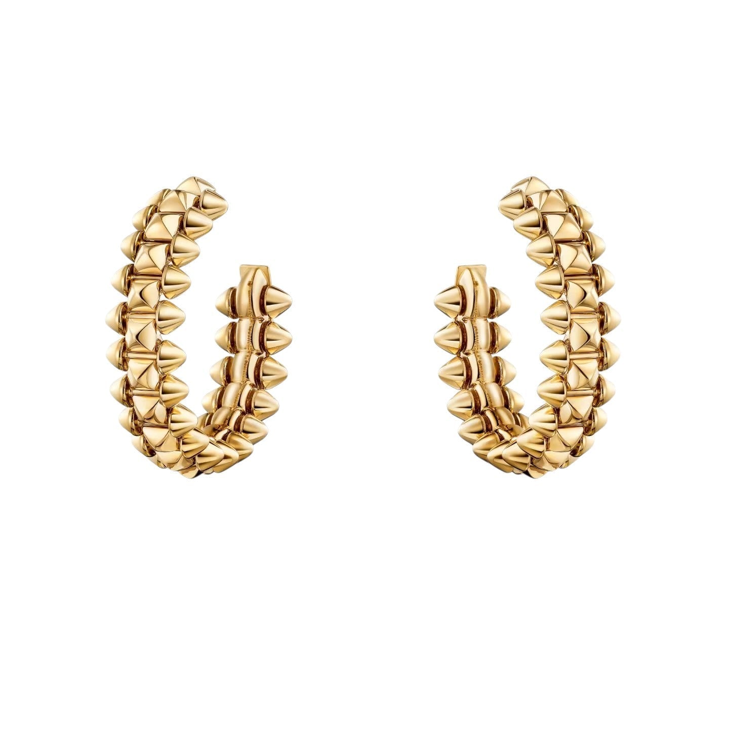 [Riva Jewelry]CLASH DE 6.4MM HOOP SMALL MODEL EARRINGS