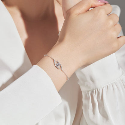 [Riva Jewelry]LUCKY EYE PAVÉ-SET DIAMOND BRACELET