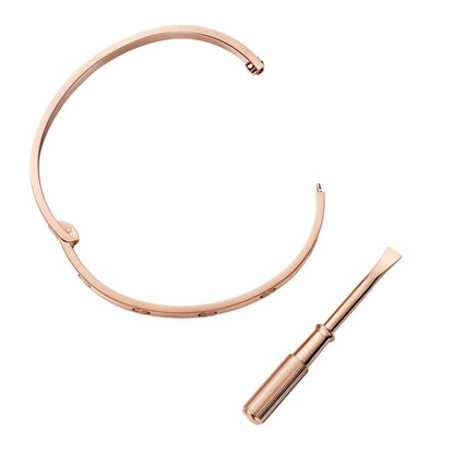 [Riva Jewelry]CLASSIC 6.1MM LOVE SINGLE-SCREW CLOSURE BANGLE