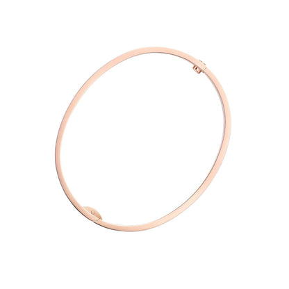 [Riva Jewelry]CLASSIC 6.1MM LOVE SINGLE-SCREW CLOSURE BANGLE - 10-DIAMOND