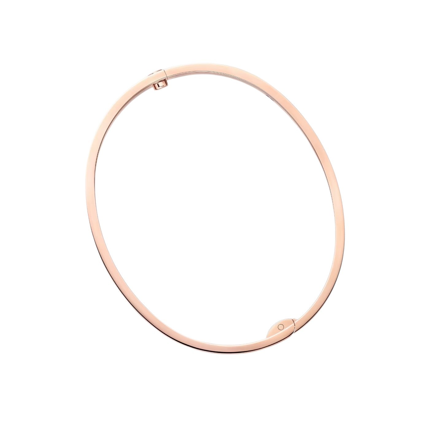 [Riva Jewelry]CLASSIC 6.1MM LOVE SINGLE-SCREW CLOSURE BANGLE - 4-DIAMOND