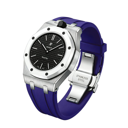 [Riva Jewelry]Royal Oak Pop Exclusive Steel Case & Silicone Strap With Cradle