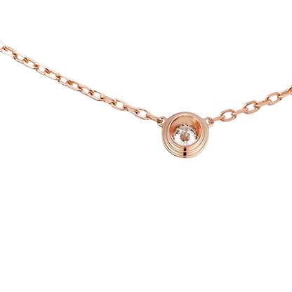 [Riva Jewelry]LOVE SCREW PENDANT SINGLE DIAMOND NECKLACE