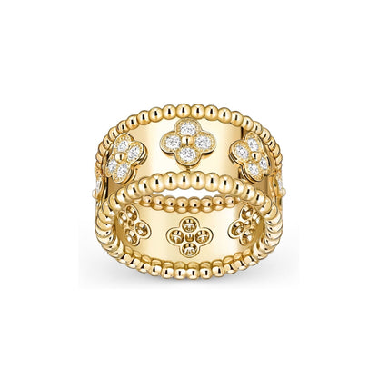 [Riva Jewelry]KALEIDOSCOPE RADIANCE WIDE BAND RING