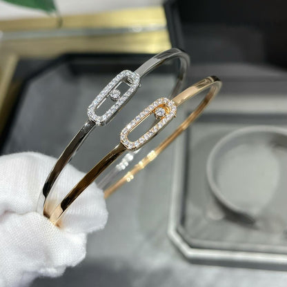 [Riva Jewelry]MOVE UNO PAVÉ FLEX BANGLE (MEDIUM)