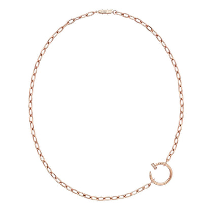 [Riva Jewelry]CLOU DIAMOND NAIL PENDANT NECKLACE