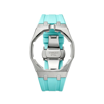 [Riva Jewelry]Royal Oak Pop Exclusive Steel Case & Silicone Strap With Cradle