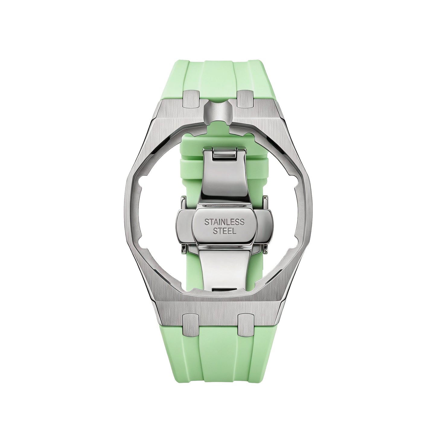 [Riva Jewelry]Royal Oak Pop Exclusive Steel Case & Silicone Strap With Cradle