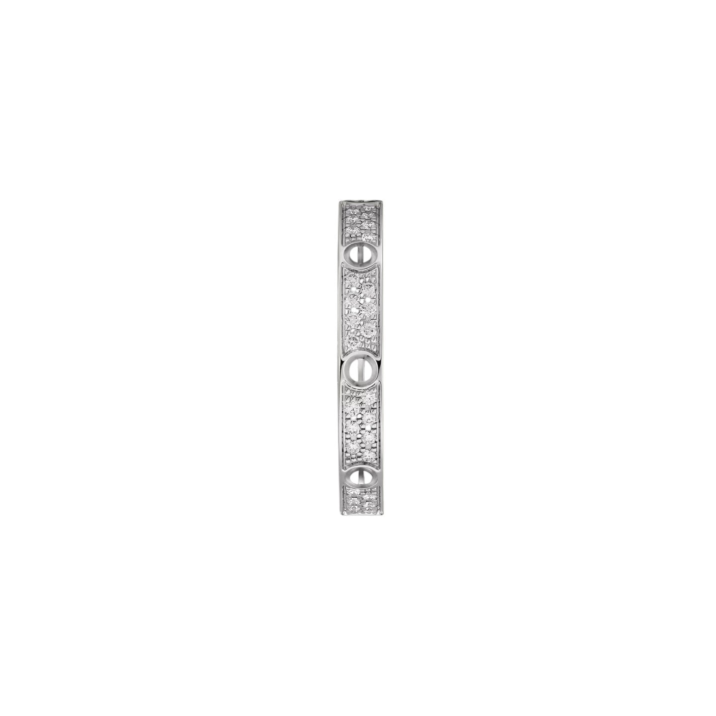 [Riva Jewelry]LOVE 2.6MM PAVÉ DIAMOND RING
