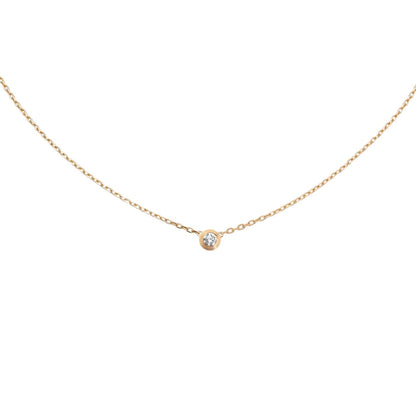 [Riva Jewelry]LOVE SCREW PENDANT SINGLE DIAMOND NECKLACE