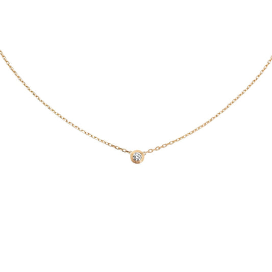 [Riva Jewelry]LOVE SCREW PENDANT SINGLE DIAMOND NECKLACE