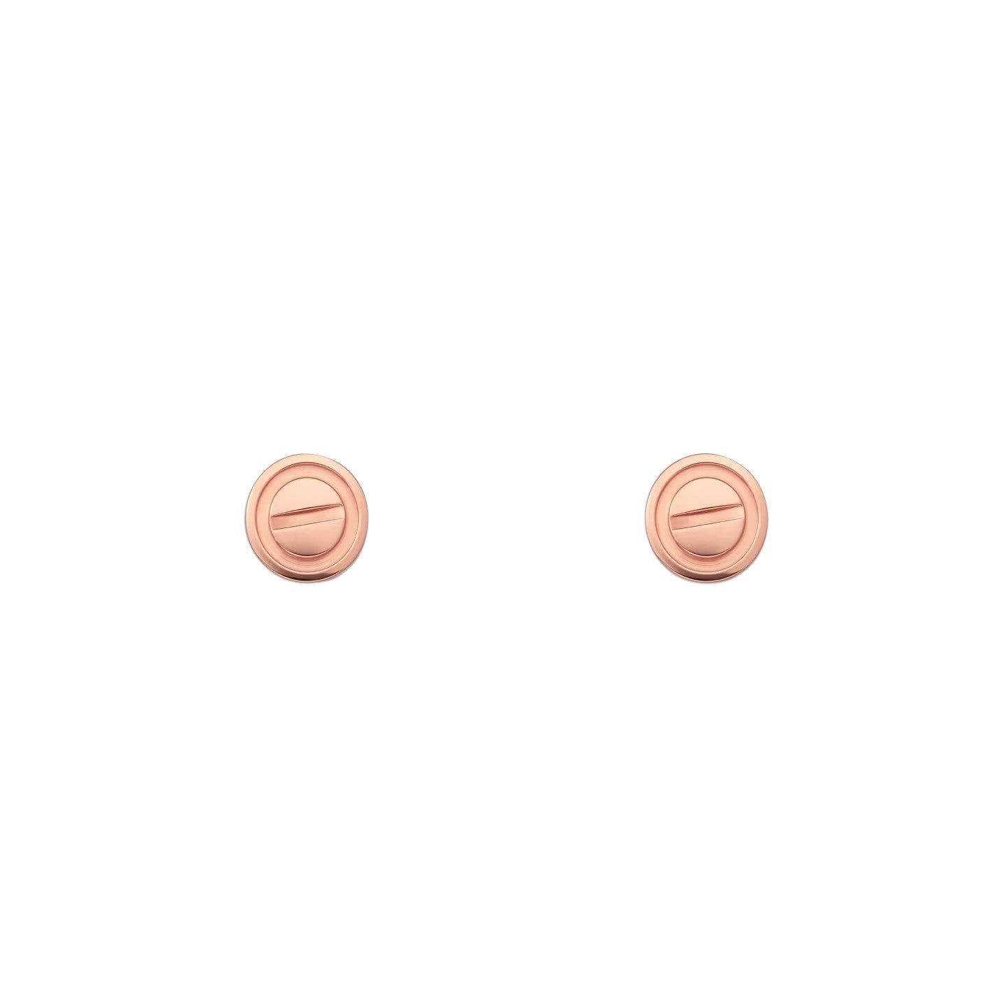 [Riva Jewelry]LOVE 7.2MM HOOP EARRINGS
