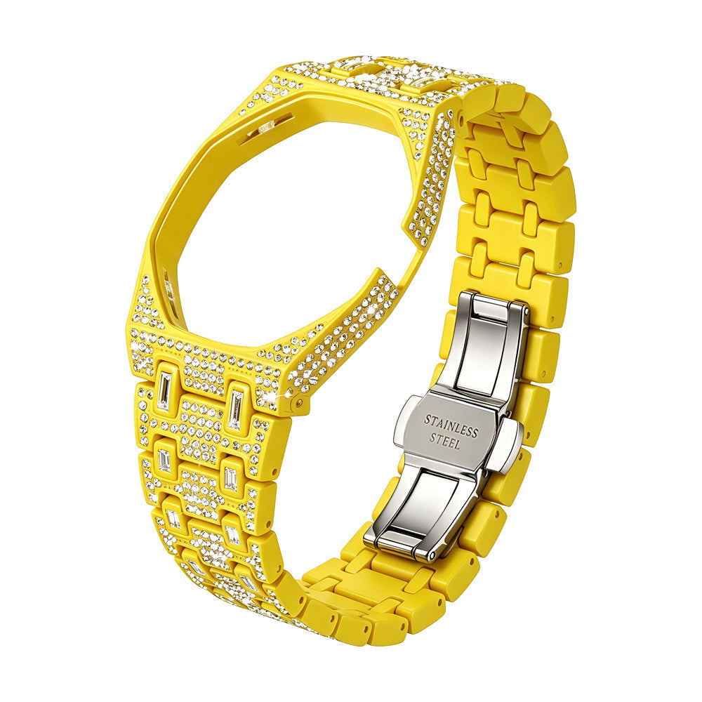 [Riva Jewelry]Royal Oak Pop Exclusive Bioceramic Case & Bioceramic Strap Full Diamond