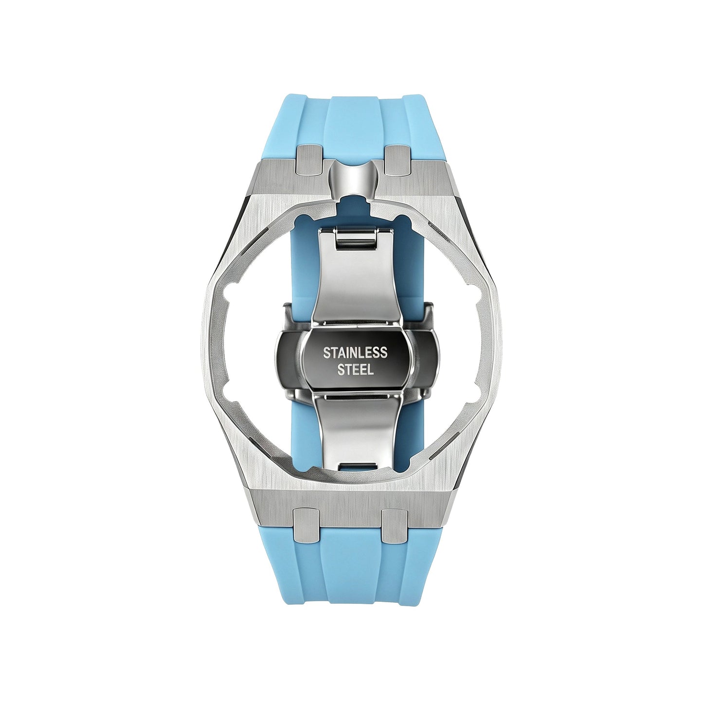 [Riva Jewelry]Royal Oak Pop Exclusive Steel Case & Silicone Strap With Cradle
