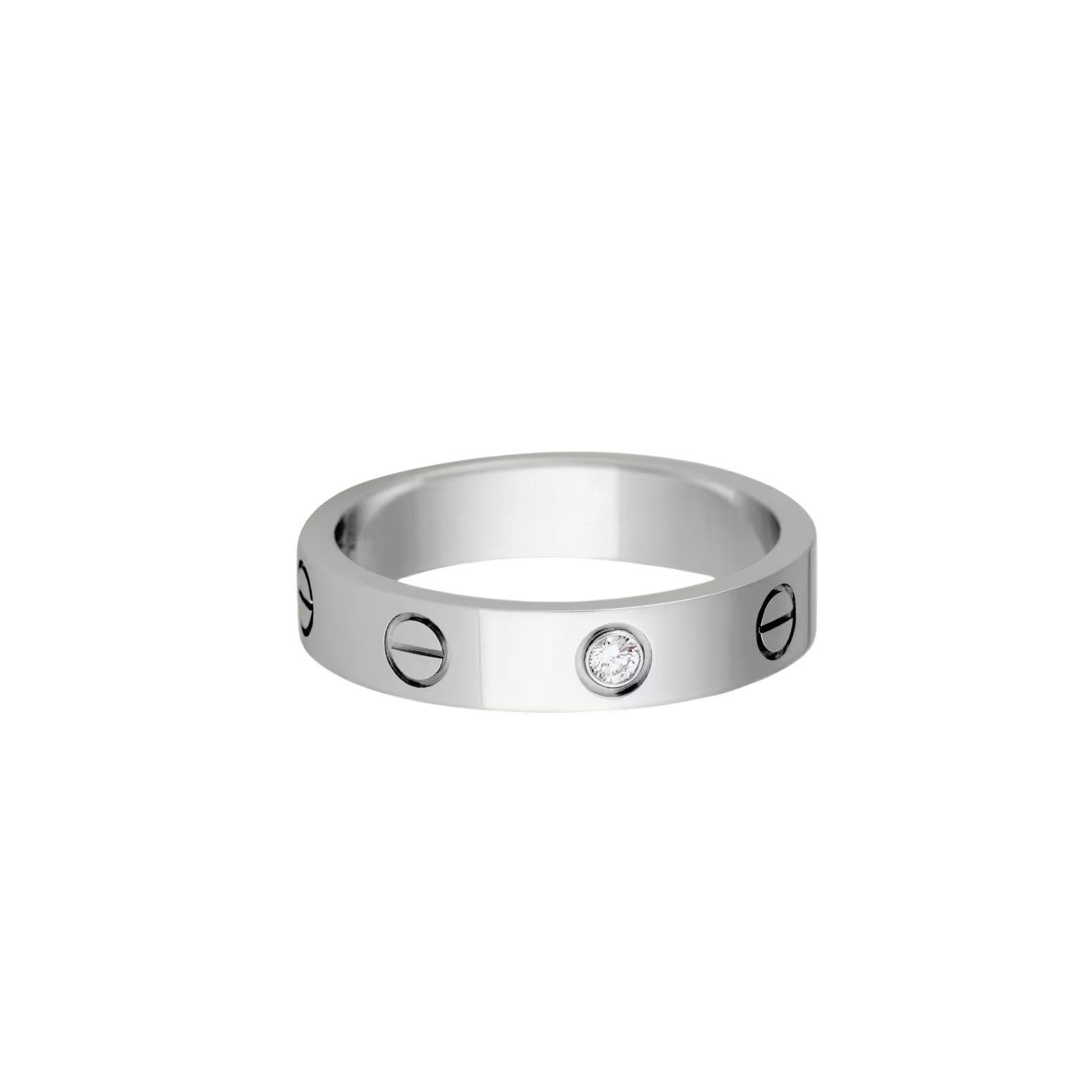 [Riva Jewelry]LOVE 4MM 1 DIAMOND RING
