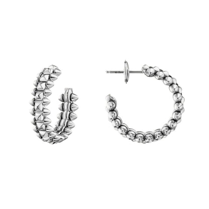 [Riva Jewelry]CLASH DE 6.4MM HOOP SMALL MODEL EARRINGS