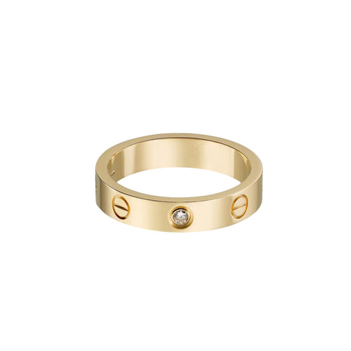 [Riva Jewelry]LOVE 4MM 1 DIAMOND RING