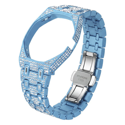 [Riva Jewelry]Royal Oak Pop Exclusive Bioceramic Case & Bioceramic Strap Full Diamond