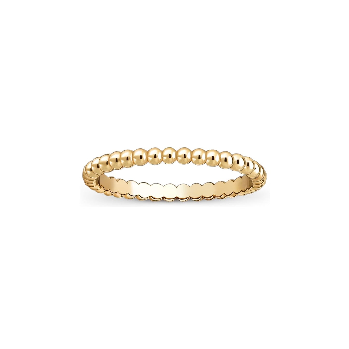 [Riva Jewelry]SIGNATURE PERLÉE BEADED BAND RING