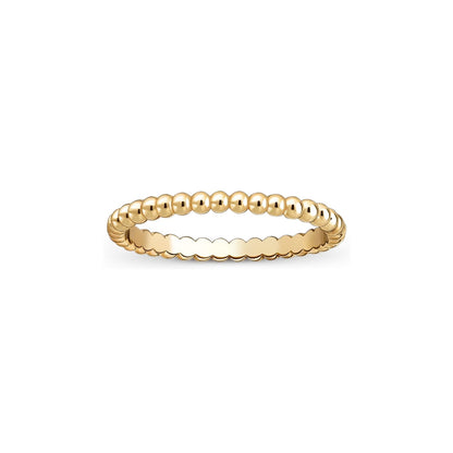 [Riva Jewelry]SIGNATURE PERLÉE BEADED BAND RING