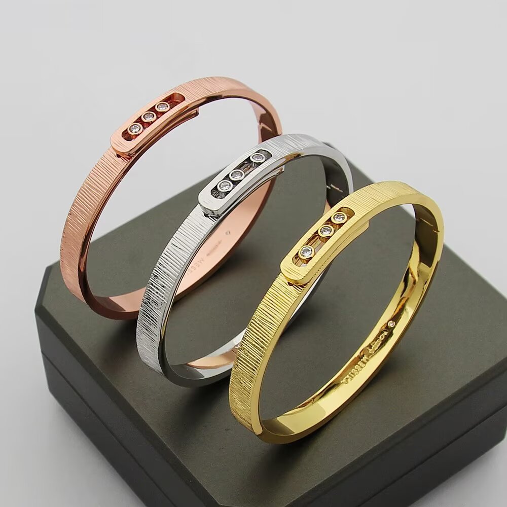 [Riva Jewelry]MOVE NOA CISELÉ BANGLE BRACELET