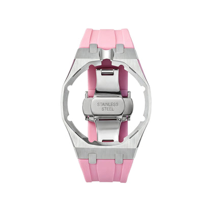 [Riva Jewelry]Royal Oak Pop Exclusive Steel Case & Silicone Strap With Cradle