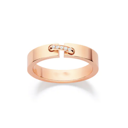 [Riva Jewelry]ALLIANCE LIENS VIDENCE DIAMOND 4MM RING