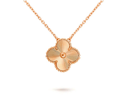 [Riva Jewelry]15MM CLOVER FLOWER PENDANT NECKLACE COLLECTION