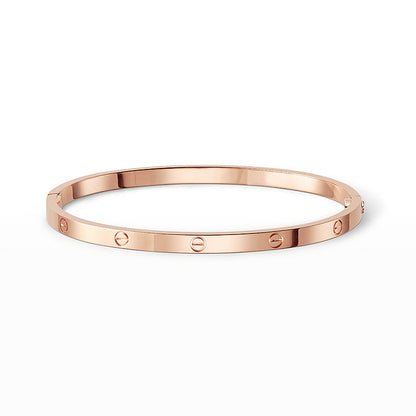 [Riva Jewelry]LOVE 3.65MM SMALL MODEL BANGLE