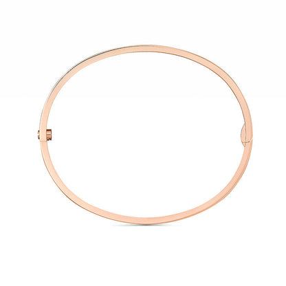 [Riva Jewelry]LOVE 3.65MM SMALL MODEL BANGLE - 10-DIAMOND